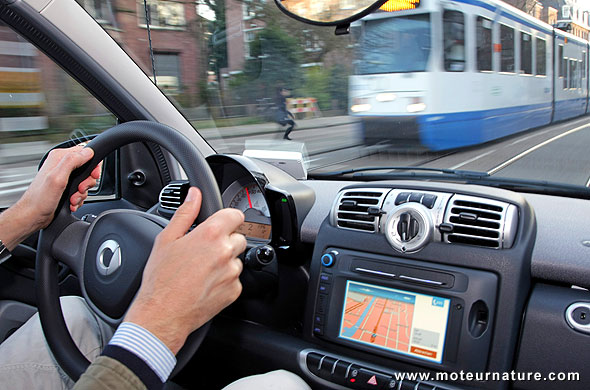 La smart de car2go à Amsterdam