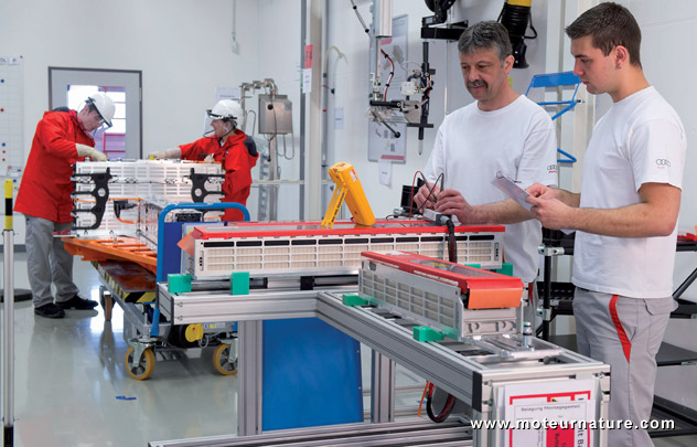 Audi va fabriquer ses propres packs de batteries