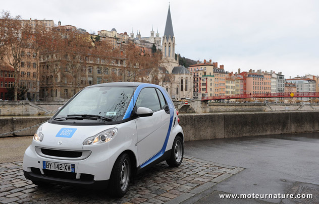 smart car2go à Lyon