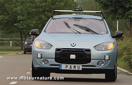 PAMU, ou la Renault Fluence électrique qui roule toute seule