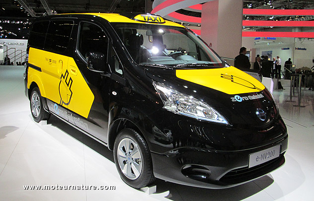 Nissan e-NV200 taxi à Barcelone