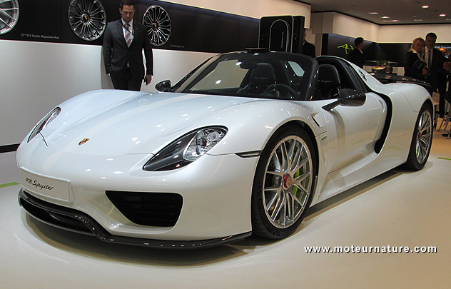 Porsche 918 Spyder plug-in hybride