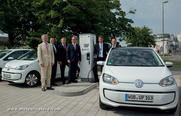 Borne ABB Combo à Wolfsburg avec Volkswagen