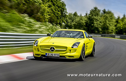 Mercedes SLS AMG Electric Drive au Nurburgring